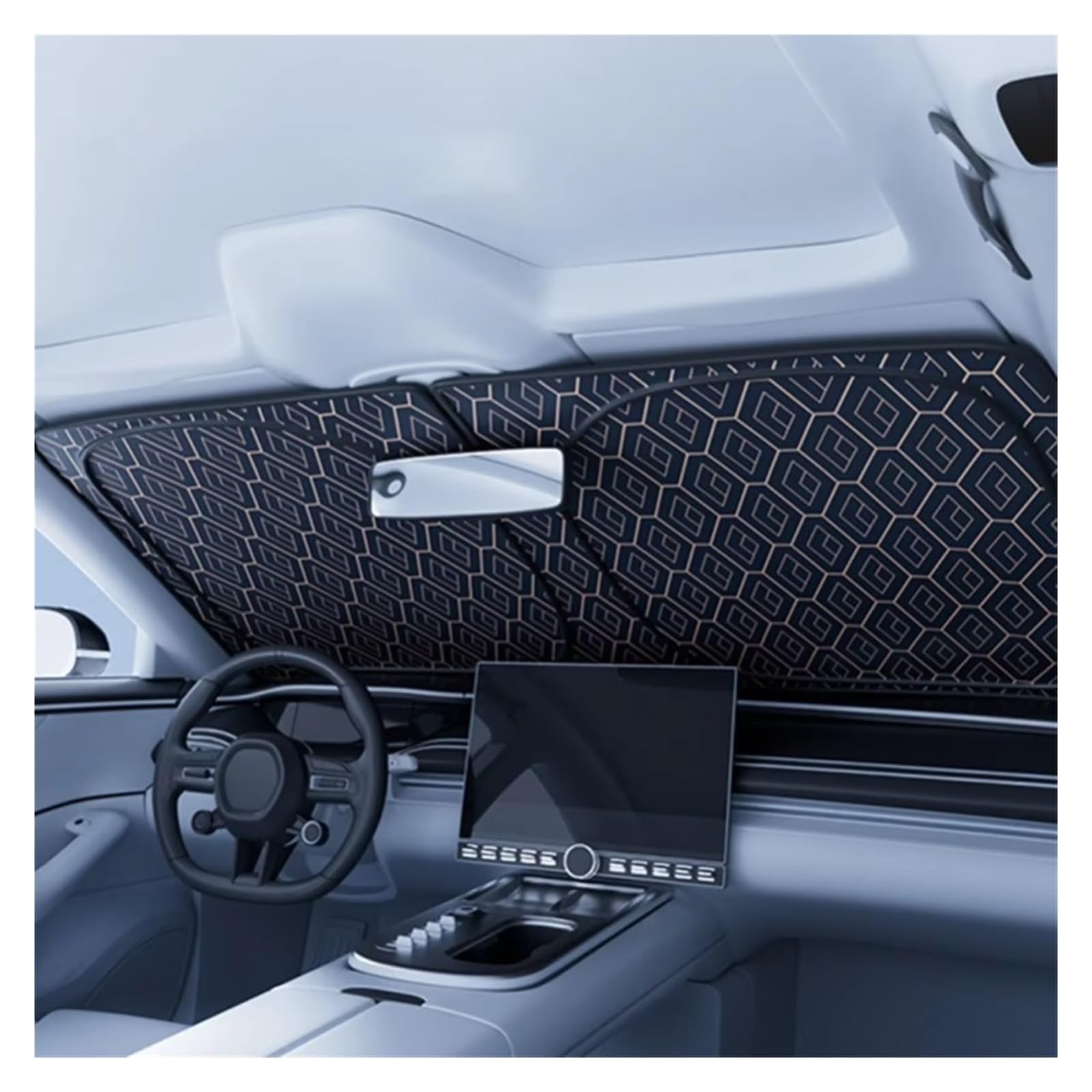 Parasol Para Parabrisas De Coche, Protector Ventana Frontal Plegable, Bloqueador Calor, Visera, Rayos UV Parasol Para Coche