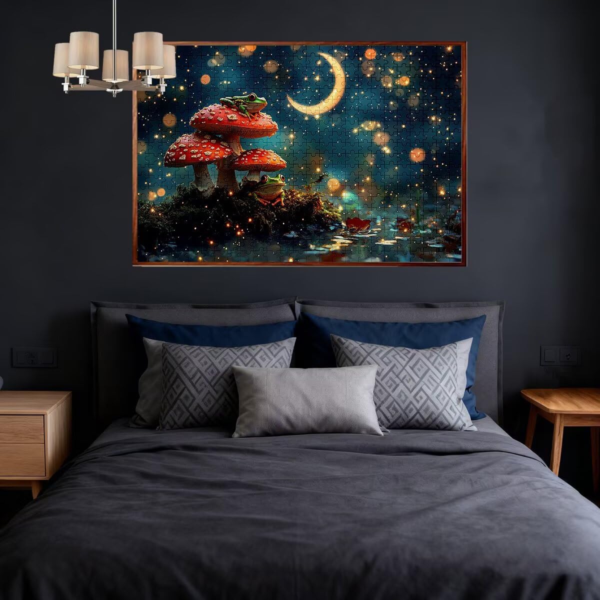 Puzzle 5000 sztuk Fantasy Puzzle Grzyb Wymiary 156 x 105 cm Puzzle dla Dorosłych Kreatywna Rozrywka Zabawna Klasyczna Puzzle Zabawki Edukacyjne Oryginalne Prezenty Dla Kobiet H-78