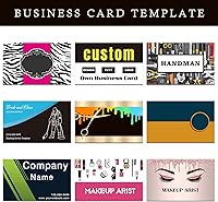 Vista 2 de Tarjetas de visita personalizadas con tu logotipo, tarjeta impresa personalizada para fotos de pequeñas empresas, parte delantera y trasera
