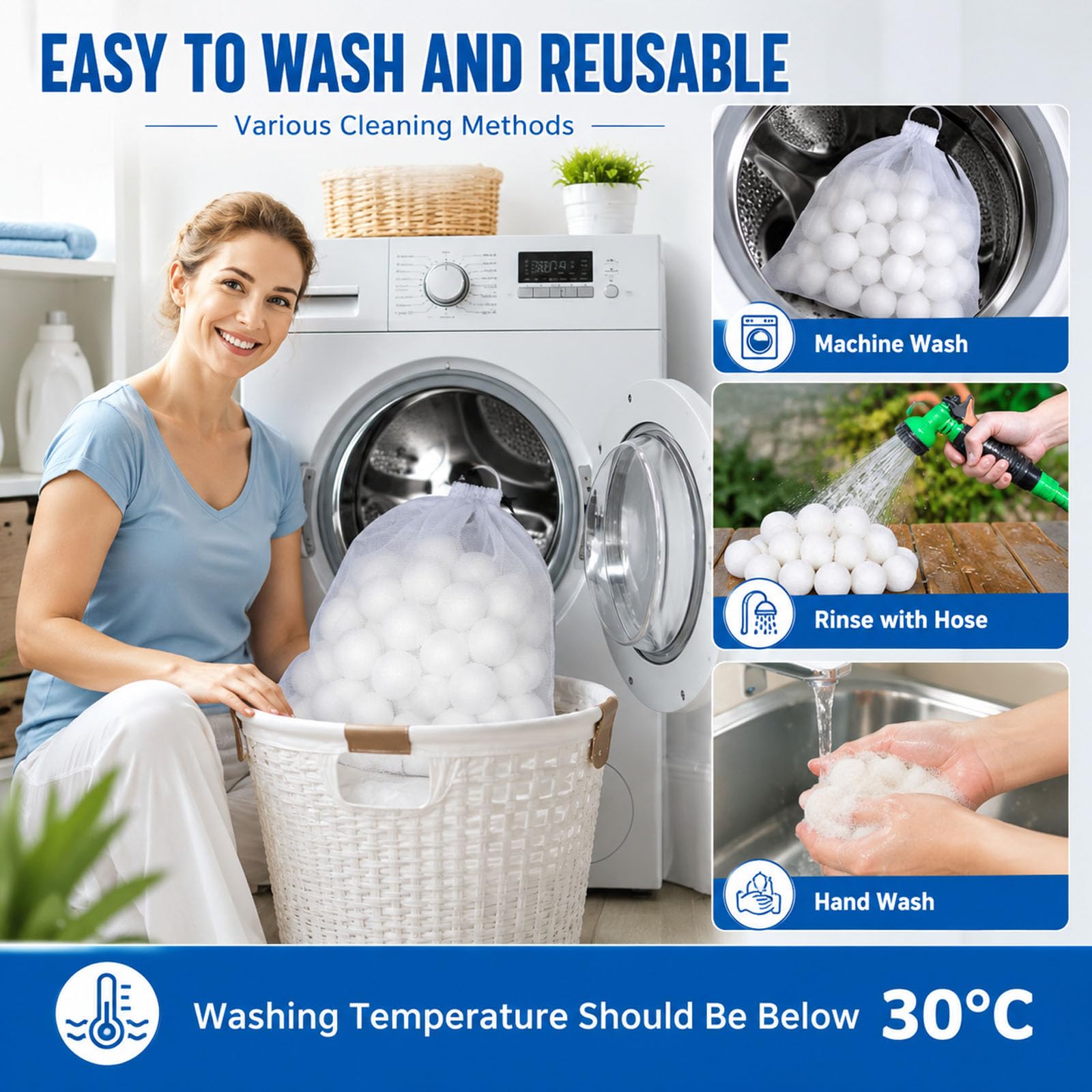 Caroca Boules de Filtre Piscine,1400g Balles Filtrantes Remplacer 50kg de Sable Filtration pour systèmes de Filtre a Sable Piscine