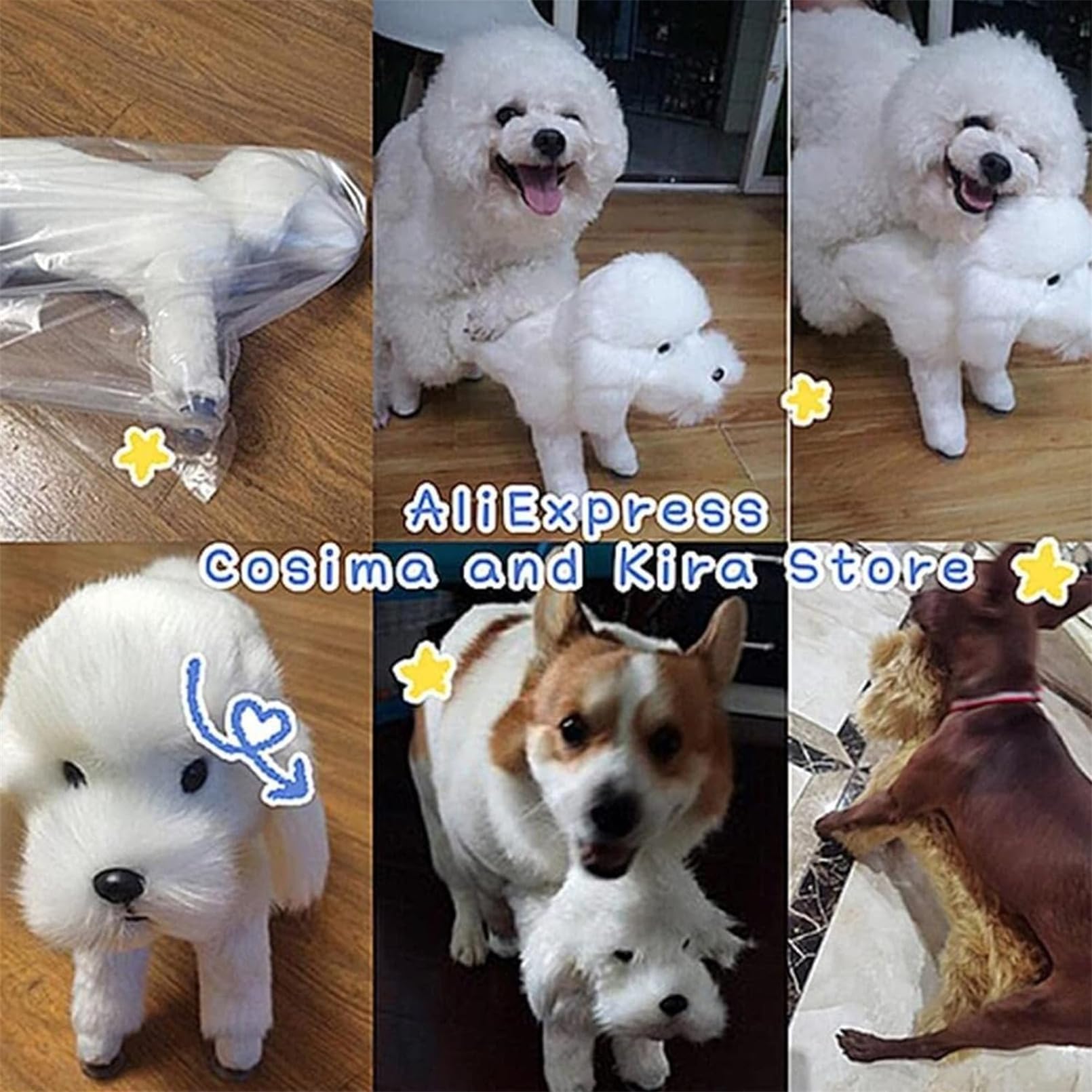 Giocattolo di accoppiamento per cani maschi, cani giocattoli per dormire interattivi, simulazione in silicone ansia sollievo giocattolo per cani, giocattolo per cani per cagnolini, peluche 18cm/7.1in