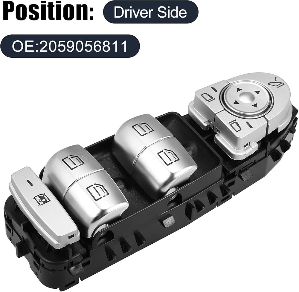 Amazon.com: X AUTOHAUX 2059056811 Car Master Power Window Switch