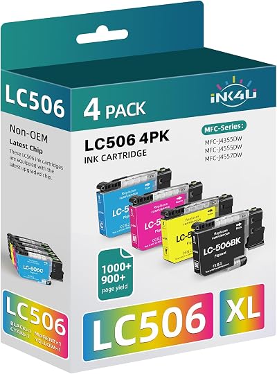 Compatible LC506 Ink Cartridges for Brother Printer MFC-J4355DW