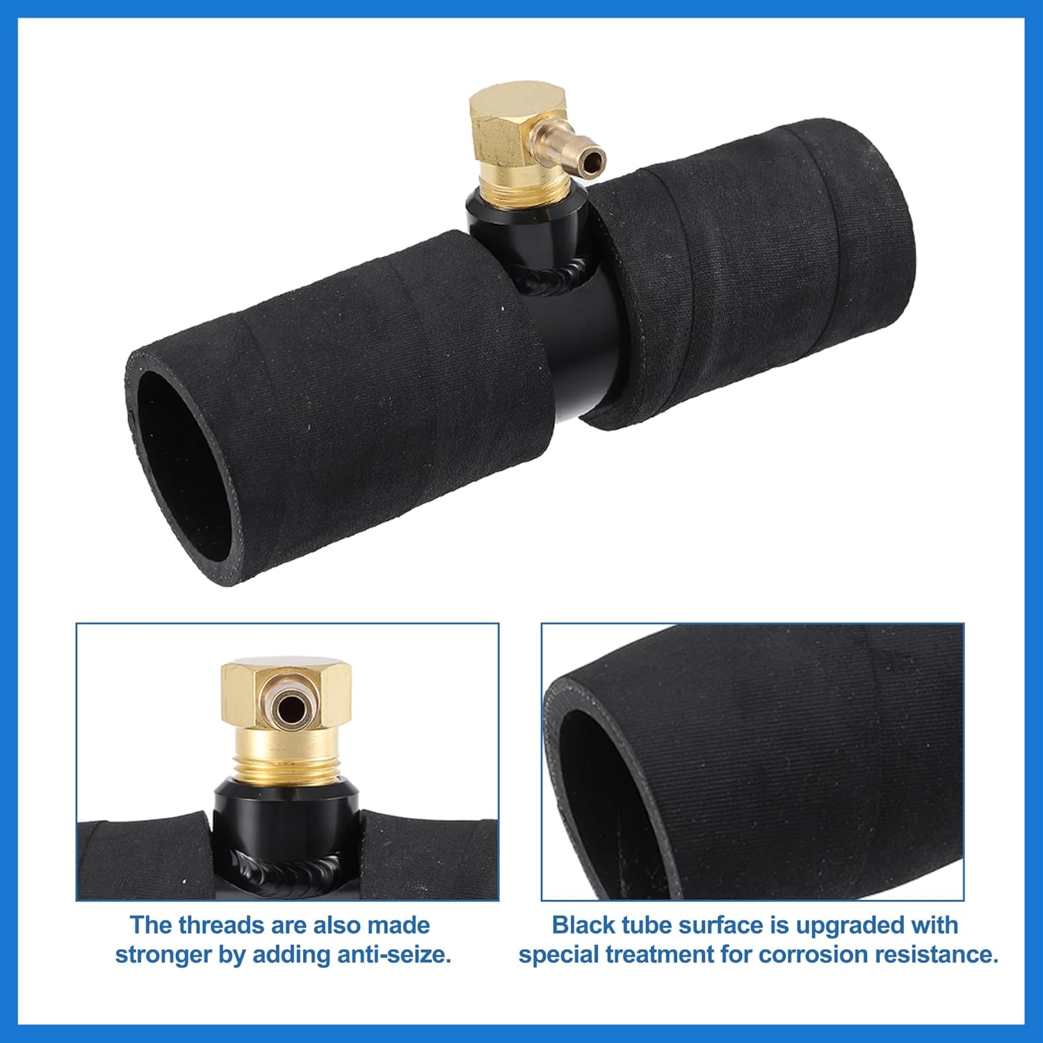 1 Set 11408 Auxiliary Diesel Fuel Tank Install Kit with 1-3/4" Fill Line for Dodge Diesel Trucks 2013-2022 Auto Accessories