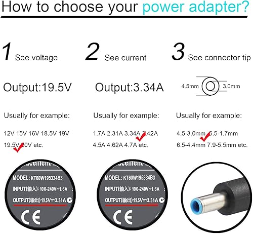 Miniatura 2 de Cargador adaptador de CA de 65 W y 45 W para Dell OptiPlex 9010 9020 3020 3040 3050 3060 3070 7040 7050 7060 D10U D02T D00 8U D09 U Micro Desktop