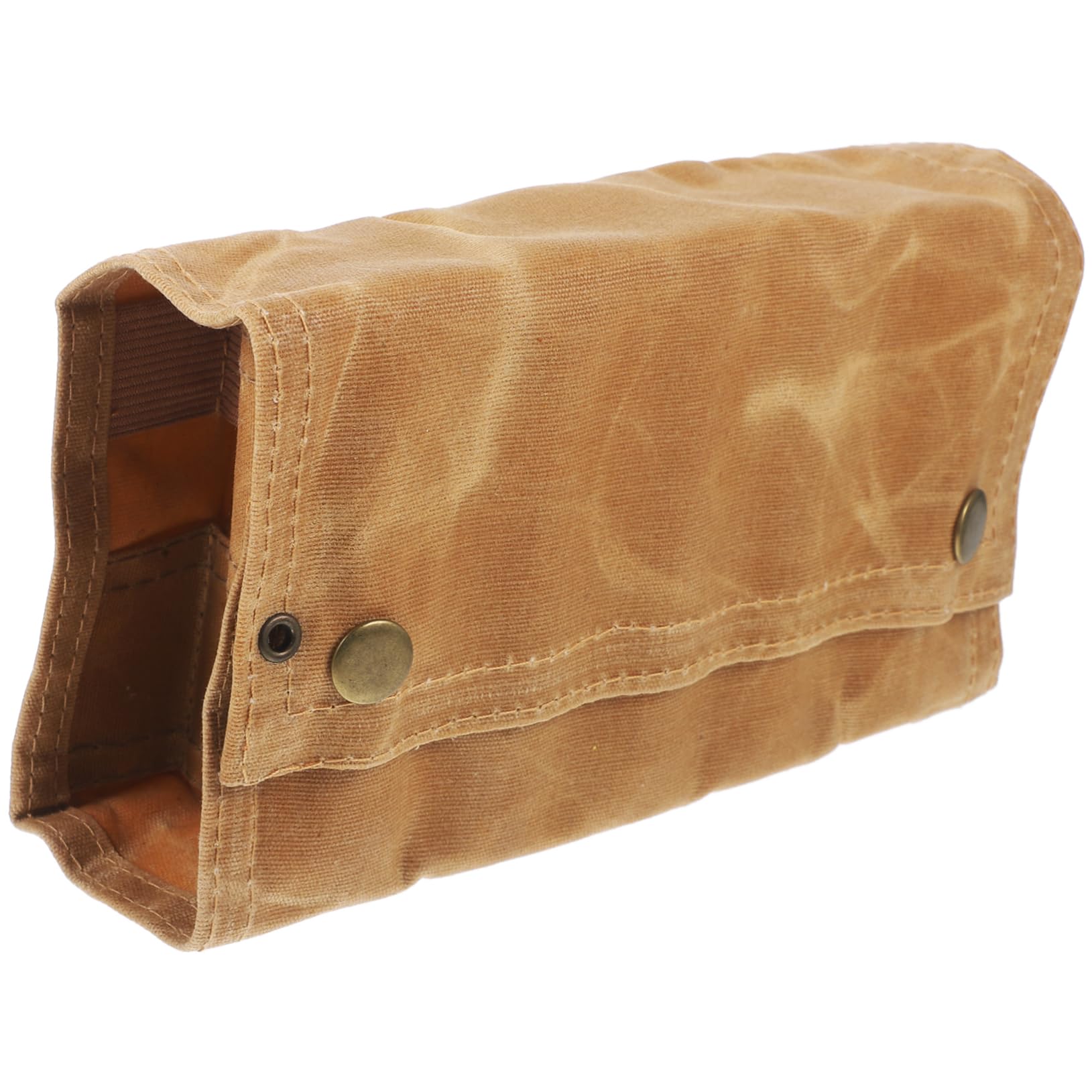 Set Contenitore da Viaggio Spezie da Campeggio 9 Barattoli | Pouch Marrone in Canvas, 9 Bottiglie in Vetro, Due Fori Laterali in Corda