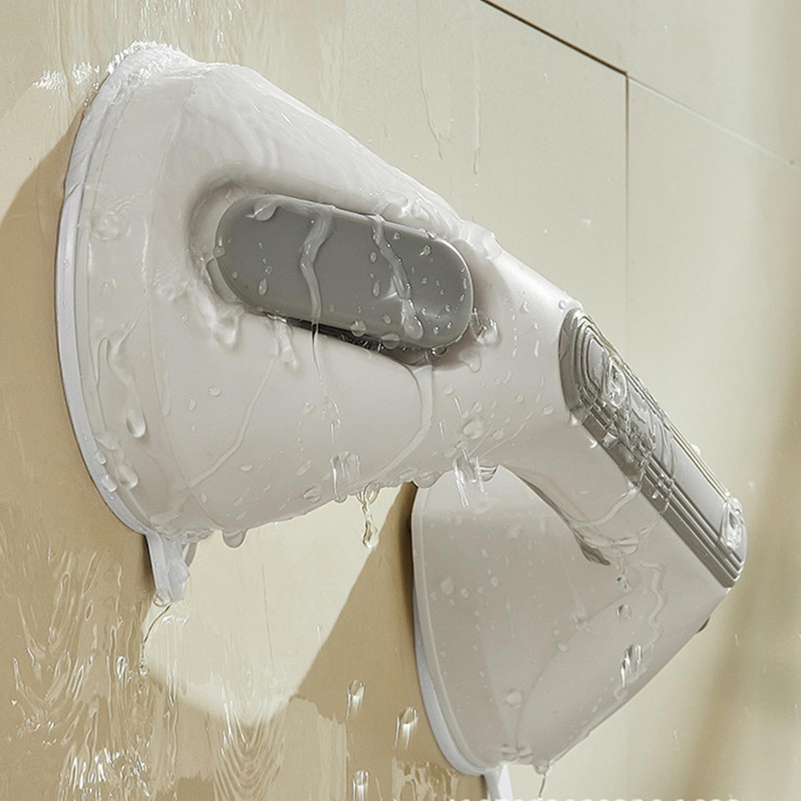 2pcs 16in Poignée de Baignoire, Poignée pour Salle, Barres d‘appui de Salle, Poignée de Douche, Poignée de Bain pour Personnes Âgées, Sans Perçage, pour Baignoire, Douche, Enfants et Seniors