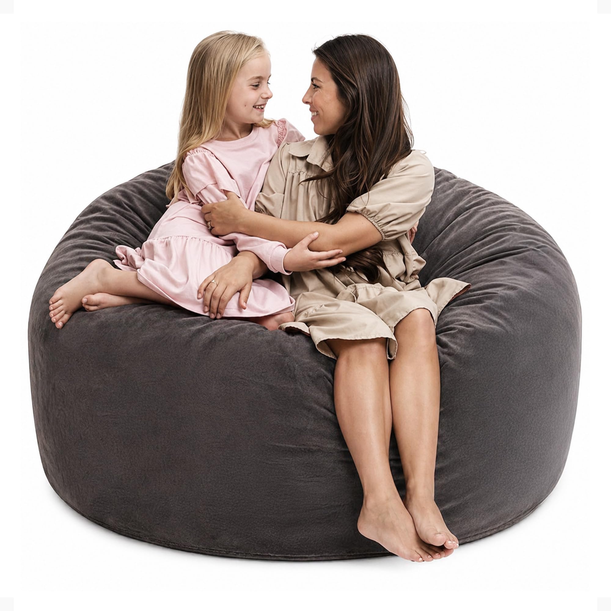 ULTIMATE SACK 5000 5-Foot Bean Bag Chair Grey