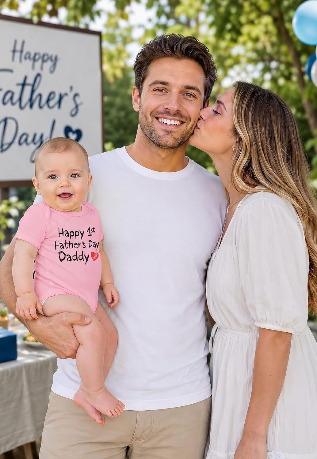 Tstars Best Dad Ever Baby Bodysuit Newborn Boy Girl Father's Day Outfit image 3