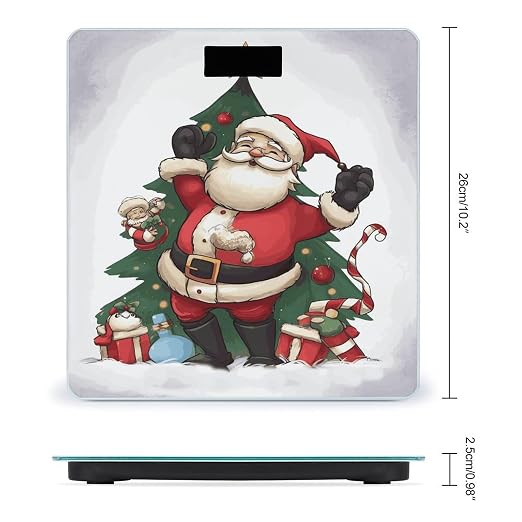 Báscula de Baño Digital de Vidrio Templado con Pantalla LCD miniatura 2