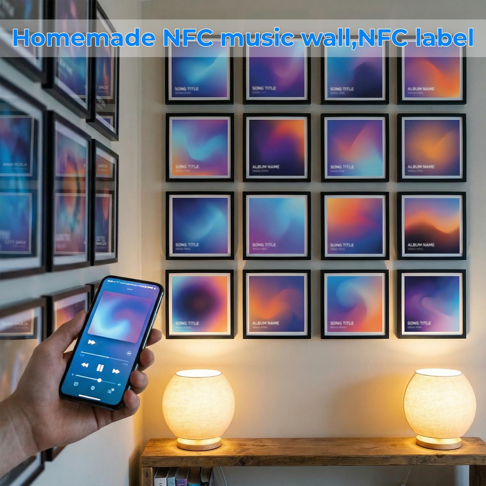 100 sztuk naklejek NFC z chipem NTAG215, przezroczyste znaczniki RFID, programowalne, 504 bajty, chip NFC do wszystkich urządzeń obsługujących technologię NFC, adaptacja amiibo (prostokąt, 11 x 21 mm)
