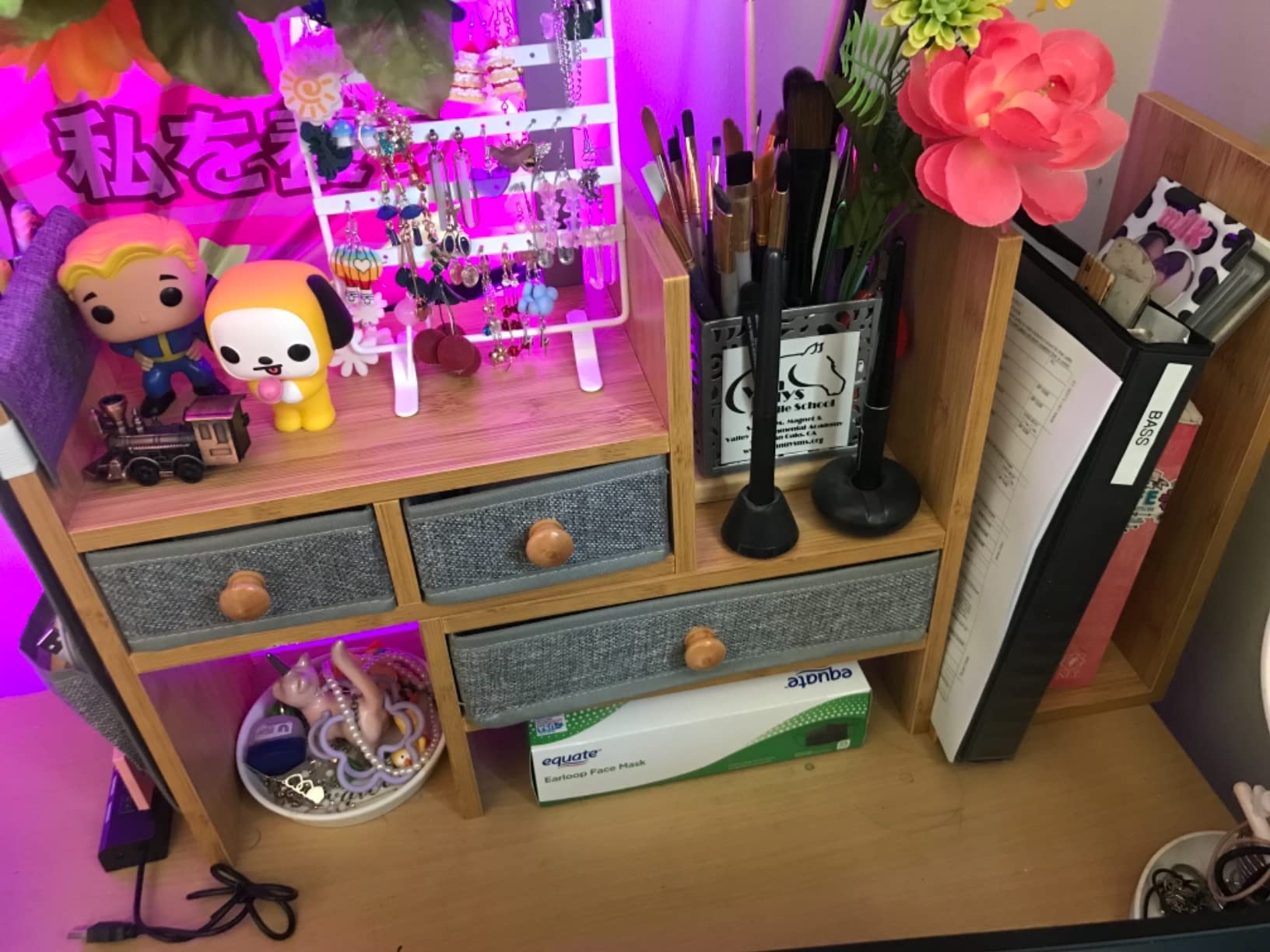 10/mo Finance Xcosrack Desktop Organizer Adjustable Wood Small