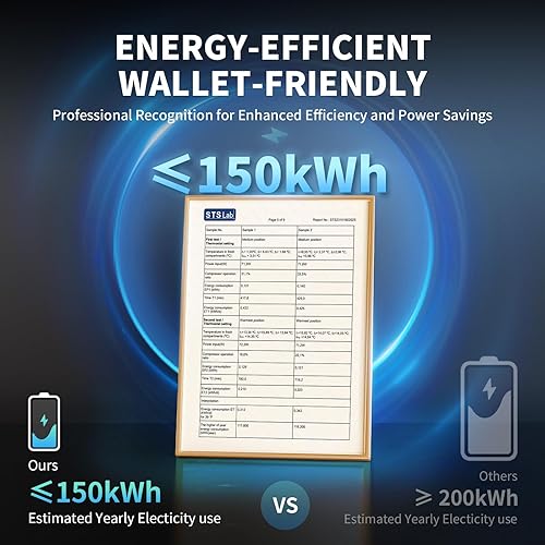 Miniatura 6 de NEEDONE Refrigerador de vino, enfriador de vino de 8 botellas con estante para vinosiluminación, gabinete termoeléctrico de enfriamiento rápido para