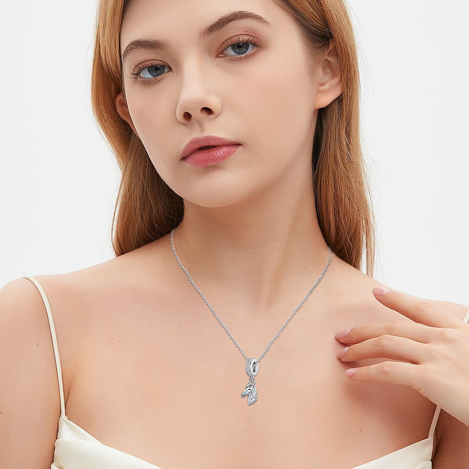 Odinstone Charm 925 Argent Sterling Breloques Perle pour Bracelet Pendentif Bijoux Cadeaux pour Femmes