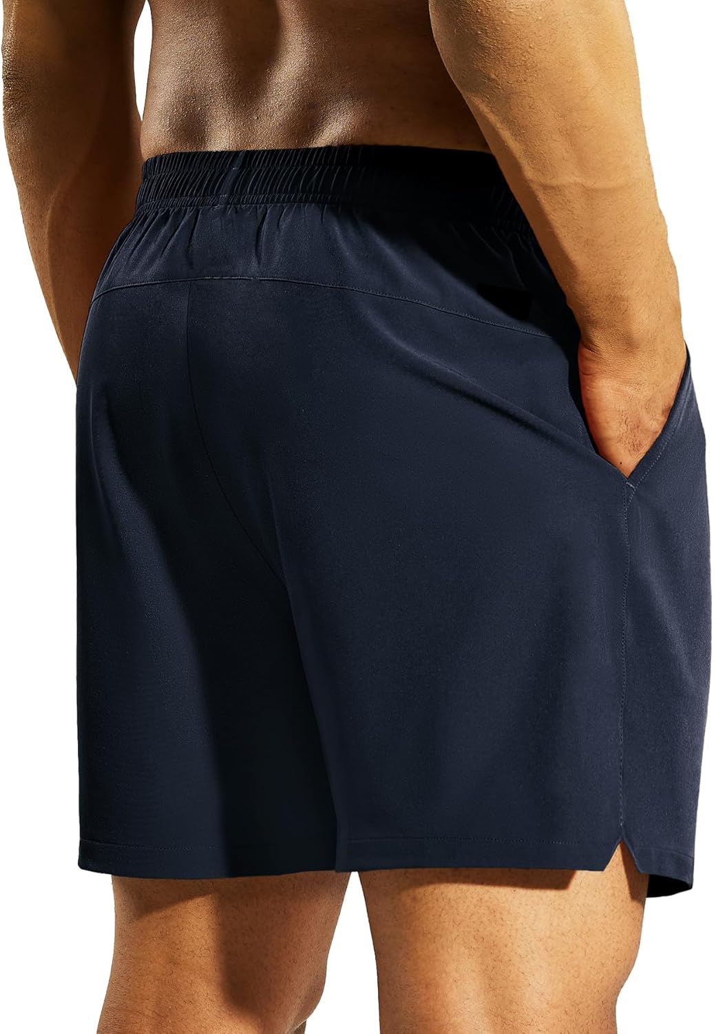 Haimont Men's Athletic Running Shorts 5 Inches Quick Dry Workout Gym Active Shorts with Pockets Water Resistant, No Liner - Image 5