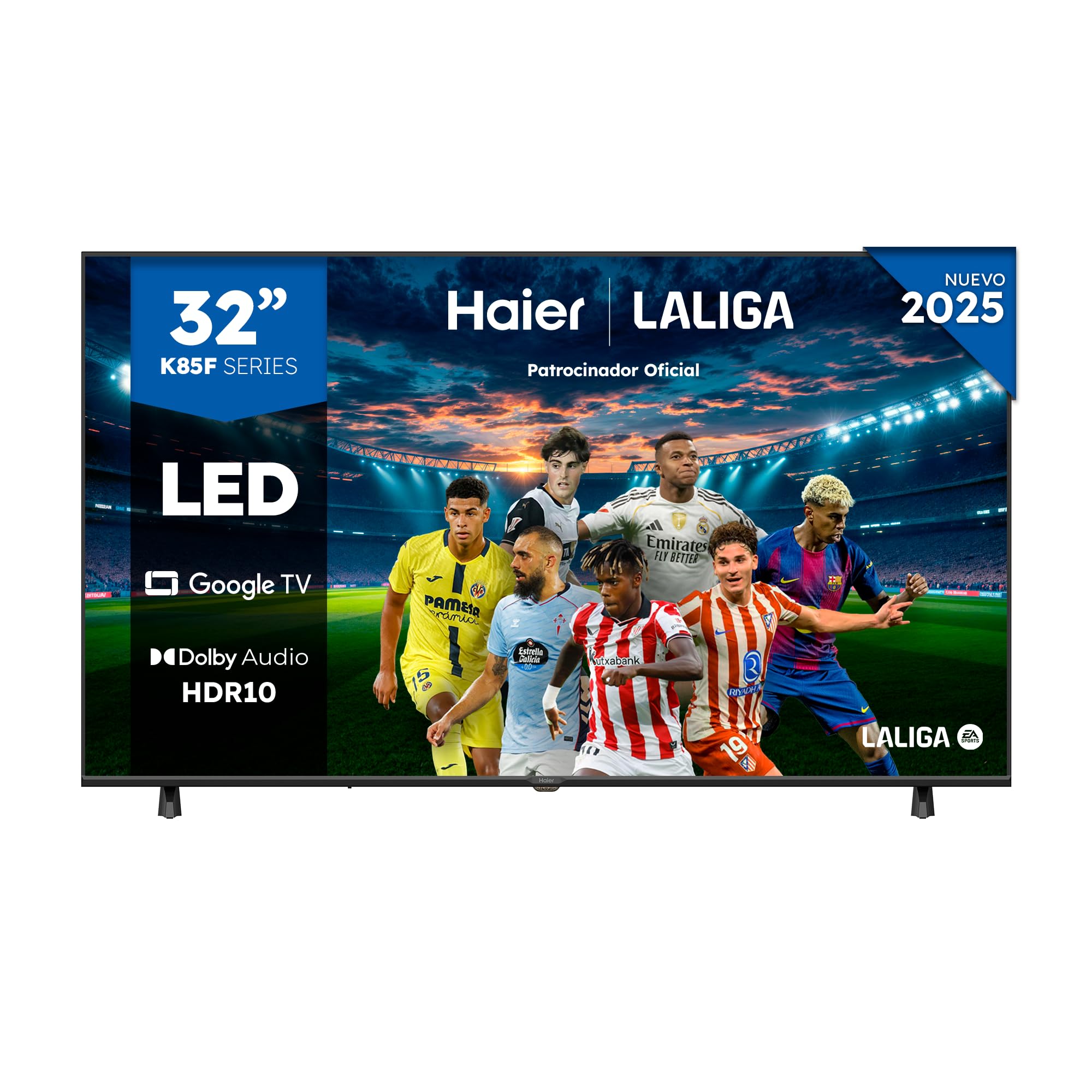 Televisor Haier 32" Full HD: Conectividad y Calidad Visual