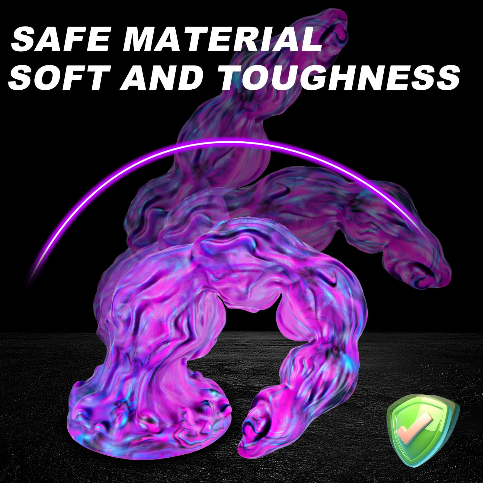 13" Giant Monster Knot Horse Dildo Realistic Fantasy Dragon Anal Stimulation with 4 Dog Knots, 12" Silicone Suction Cup Thick XX Giant Dildo for G-spot Anal, Adult Sex Toy for Gays Men Women Lesbians