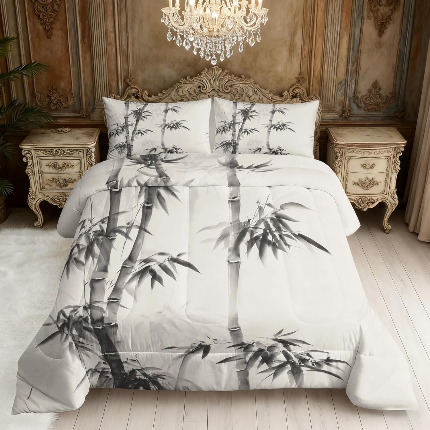 Couette enfant bambou lavable 90x190 avec édredon microfibre chaude