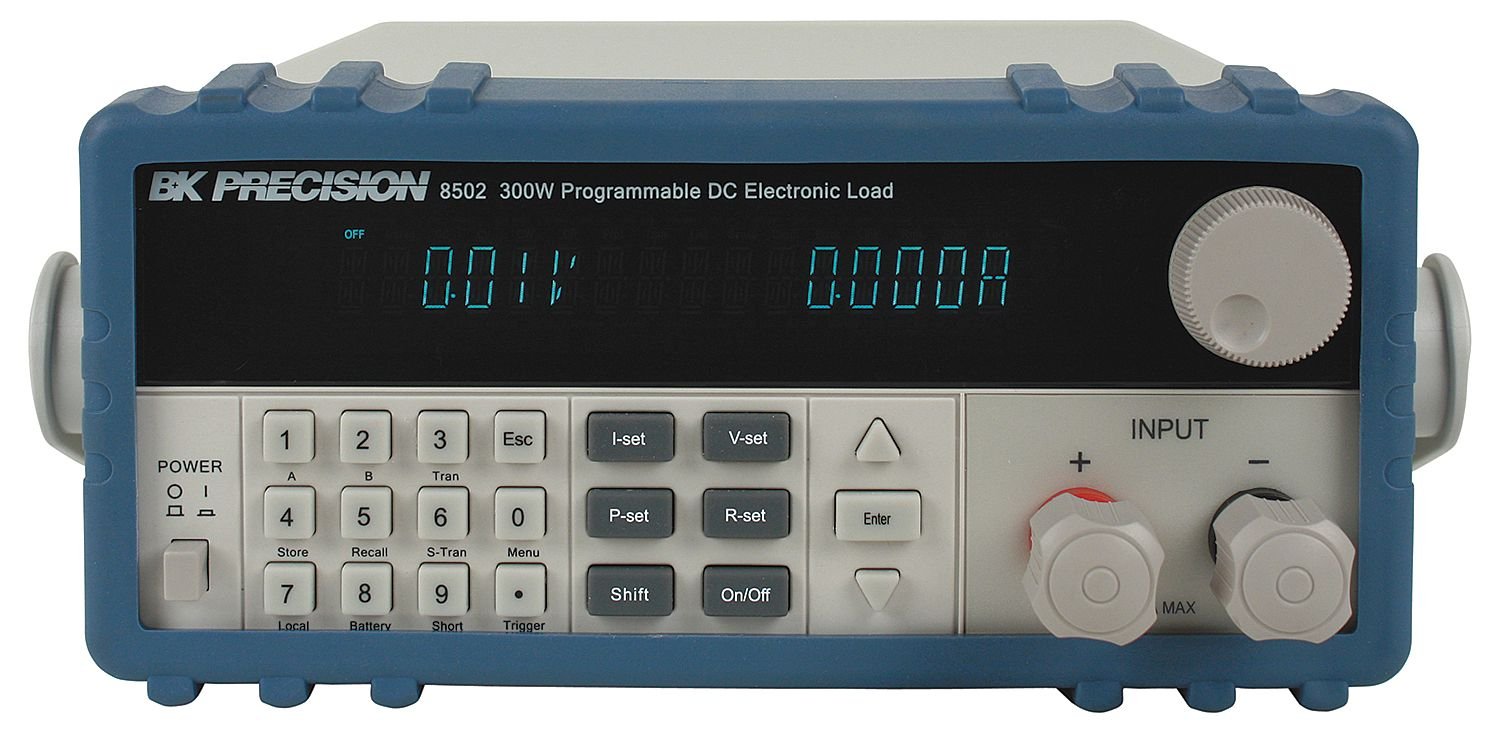 B&K Precision 8502 Programmable DC Electronic Load Tester, 300W, 15A, 500V