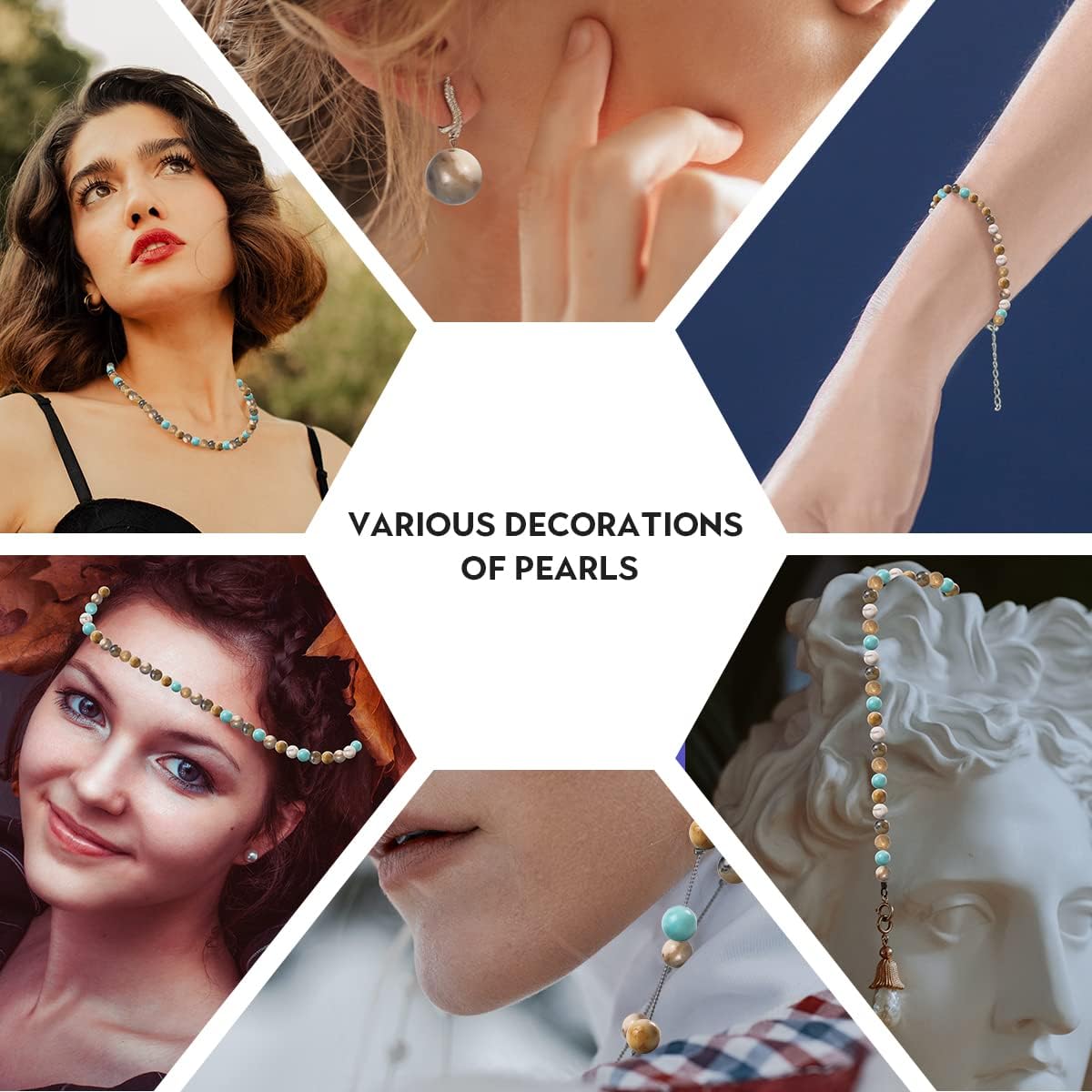 NITOPUPU 200Pcs 4mm Natural Smooth Amazonite Gemstone Beads Round Loose Stone Beads for Jewerly Making with Crystal Stretch Cord Amazonite Gemstone 4mm