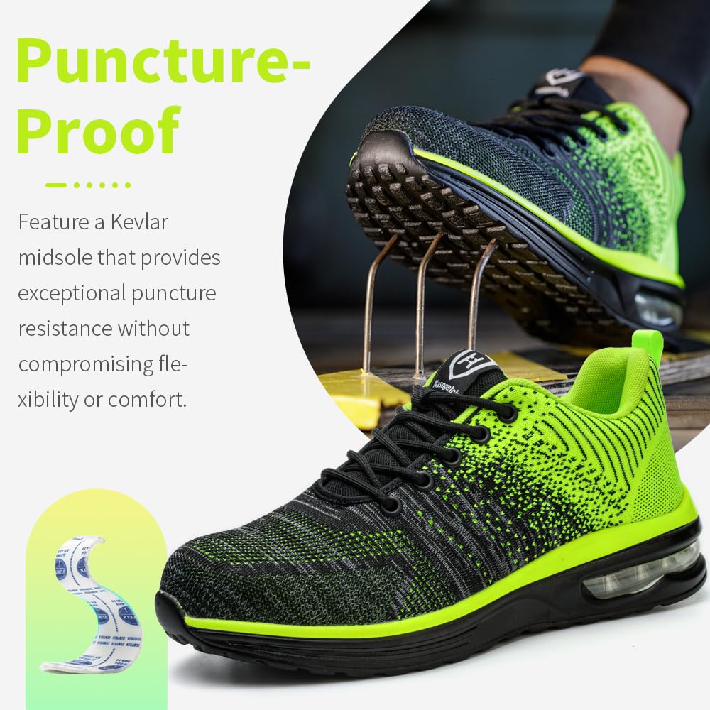 Scarpe Antinfortunistiche Uomo Donna Scarpe da Lavoroleggere Alte Comode Scarpe Sicurezza