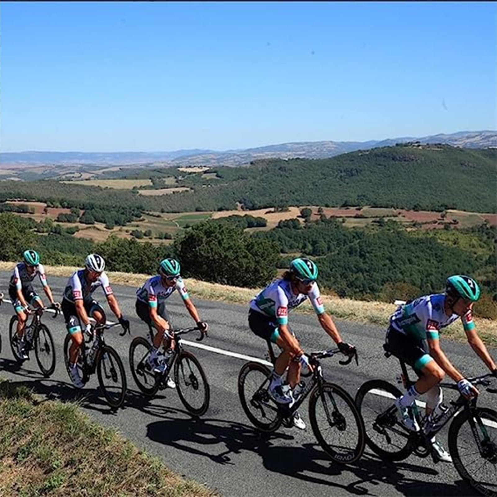 Abbigliamento Completo Ciclismo Uomo Estivo Tuta Bici da Corsa Professionale Maglia MTB + Pantaloncini Imbottiti con Gel 9D,Salopette Pantaloncini Corti