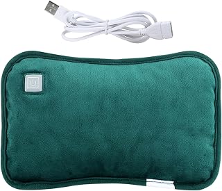 Hemoton 1pc Electric Heating Treasure Portable Hot Water Bottle Cover Rechargeable Stomach Warmer Moist Heating Pad for Cramps Winter USB Electric Warmer