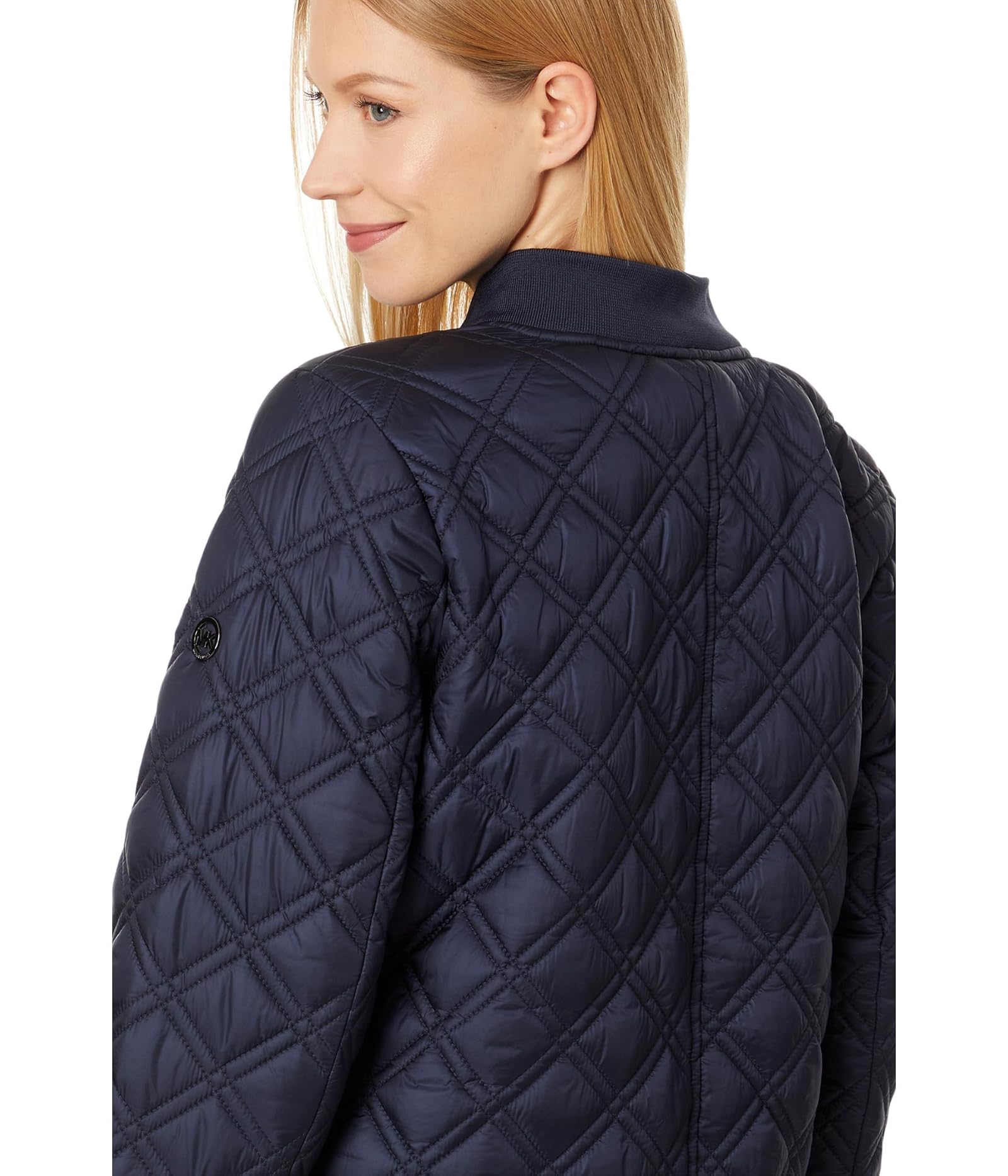 Woman's Coats & Outerwear MICHAEL Michael Kors Zip Front Quilt M426818BZ - 第 19/20 張圖片