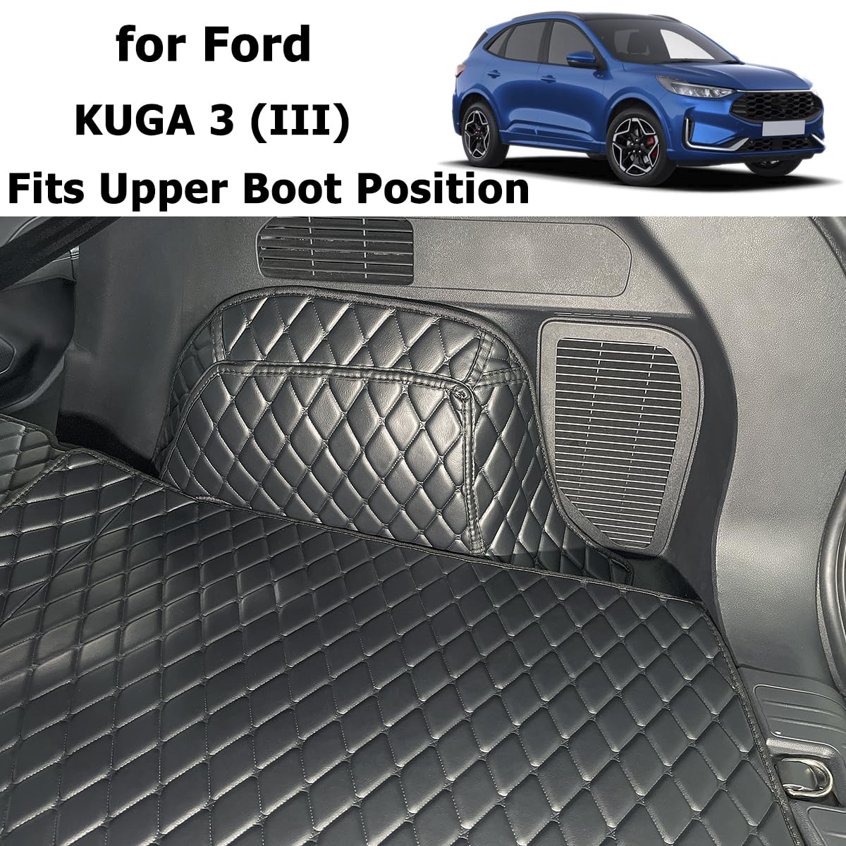 Kofferraumwanne für Ford KUGA 3 (III) 2019-2026 (obere Ladeboden) | Kofferraummatte kofferraum schutzmatte