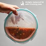 Snapware Solutions totales en plastique (14-Pack, Tailles mélangées) Ensemble de contenants de stockage des aliments, hermétique & Tupperware sans BPA de verrouillage en plastique étanche, congélateur Lave-vaisselle Micro-ondes Safe