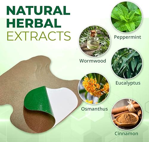 Miniatura 3 de Parches de alivio de rodilla, parches de calor para articulaciones de espalda, hombros y cuello, parches de hierbas para rodilla, adhesivo de