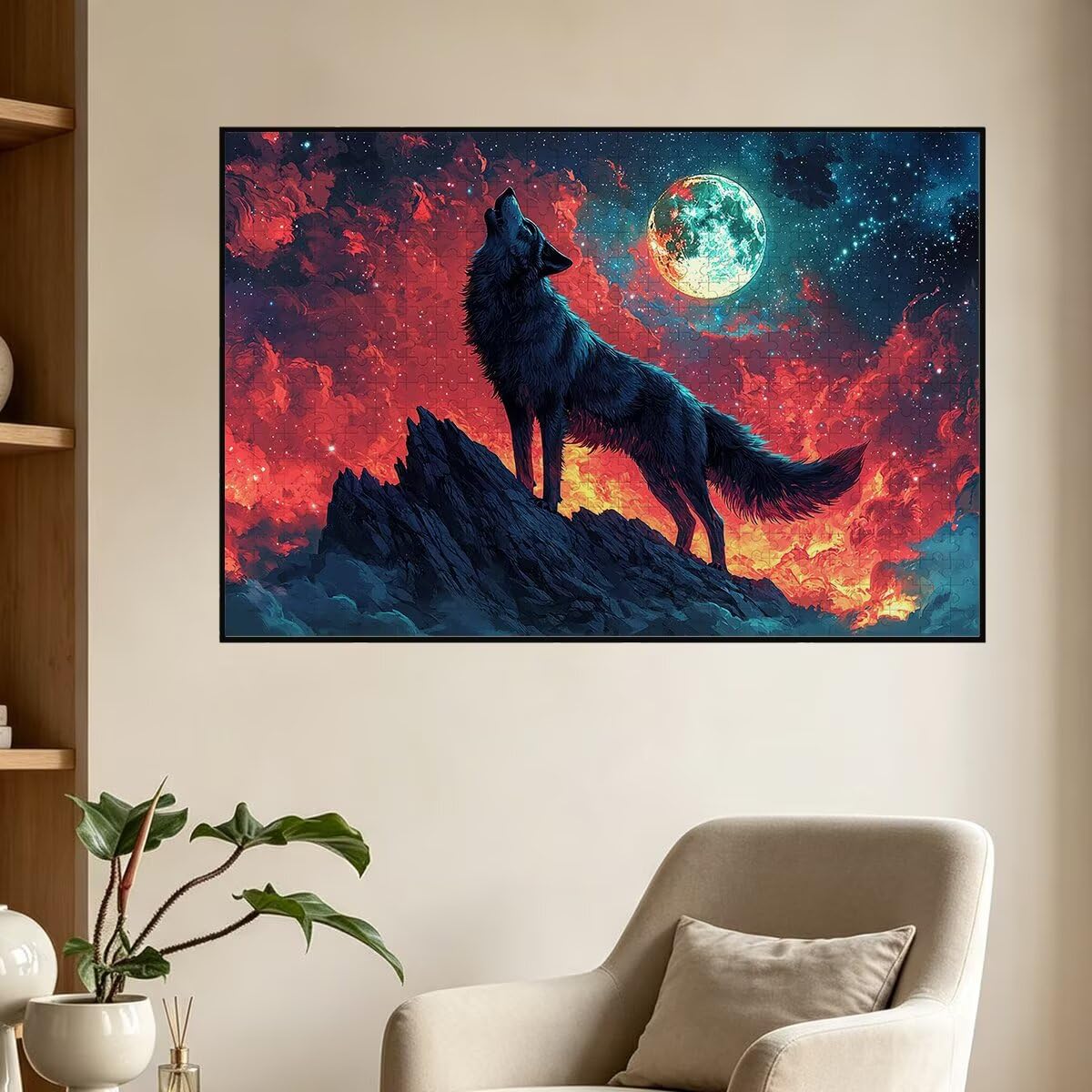Puzzle 4000 Pezzi Onda, Puzzle Luna, Puzzles in Legno, 141x87cm -1498