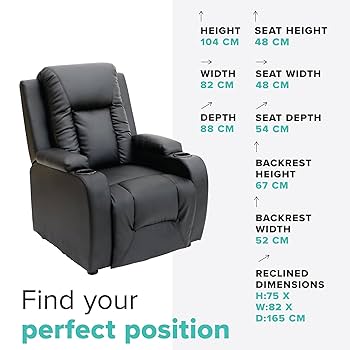 Recliner W Drink Holders Armchair Sofa Reclining Cinema In Accra Metropolitan - Furniture, Tenx