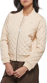 Levi's Women's Diamond Quilted Bomber Jacket Coat