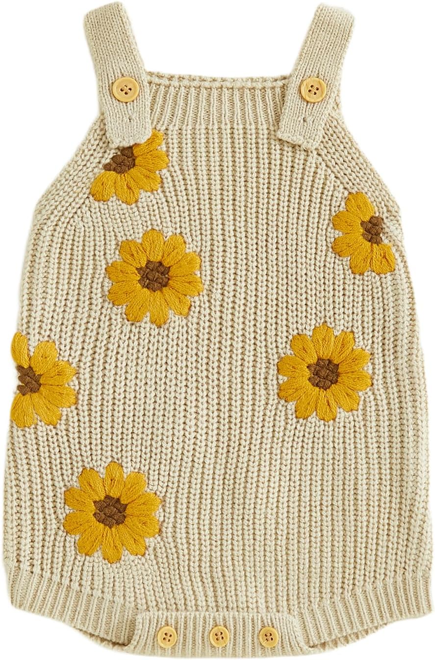 Baby Girl Winter Clothes Newborn Knit Sweater Romper Flower Knitted Onesie Top Cute Infant Fall Overalls Outfits Baby Girl Winter Clothes Newborn Knit Sweater Romper Flower Knitted Onesie Top Cute Infant Fall Overalls Outfits