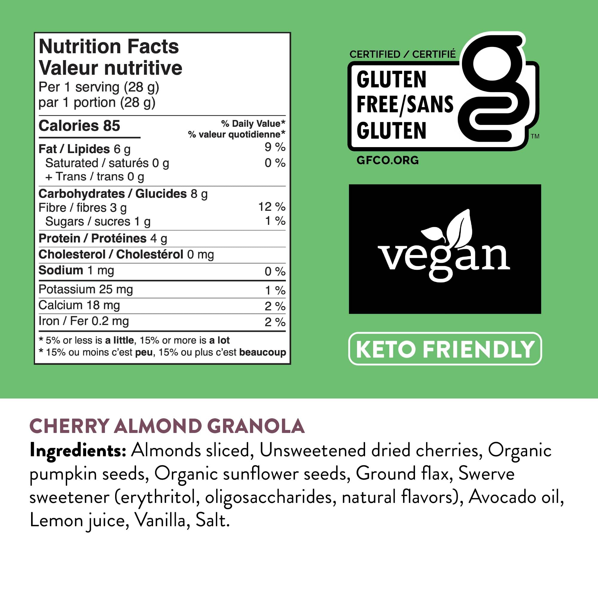 GluteNull Keto Cherry Almond Granola 280g