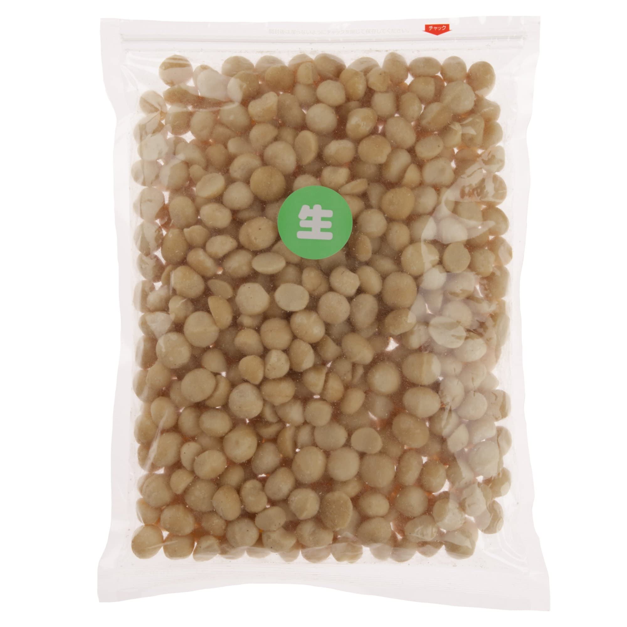 Amazon.co.jp: ナッツ専門店の マカダミアナッツ ホール&ハーフ 生 1kg