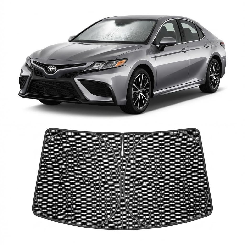 Proadsy Custom Fit 2018-2026 Toyota Camry Windshield Sun Shade, Blocks Heat