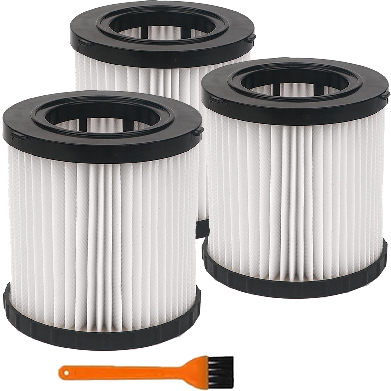 Smilefil HEPA-Ersatzfilter Für DeWalt DCV580H/581H - Waschbar, Mit 4 Schaumstofffiltern & Bürste, 2 Stück