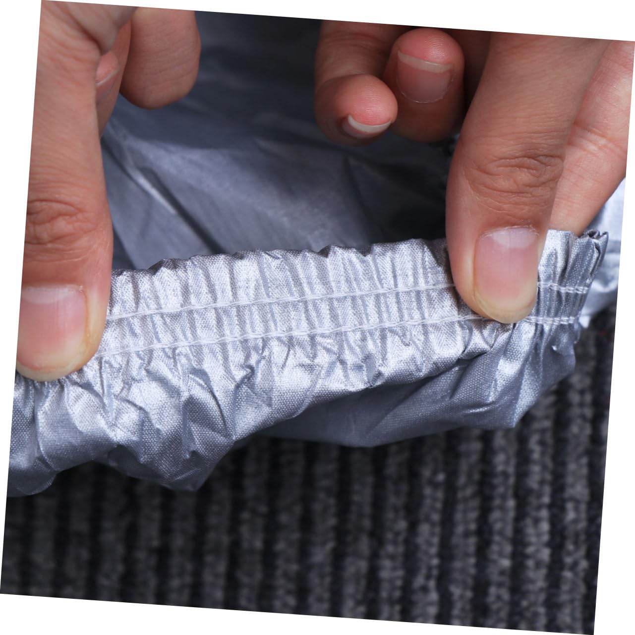 BUGUUYO XL Full Car Cover Silver Uv Outdoor and Scratch Easy to Store Breathable Car Shade for Use — view 8