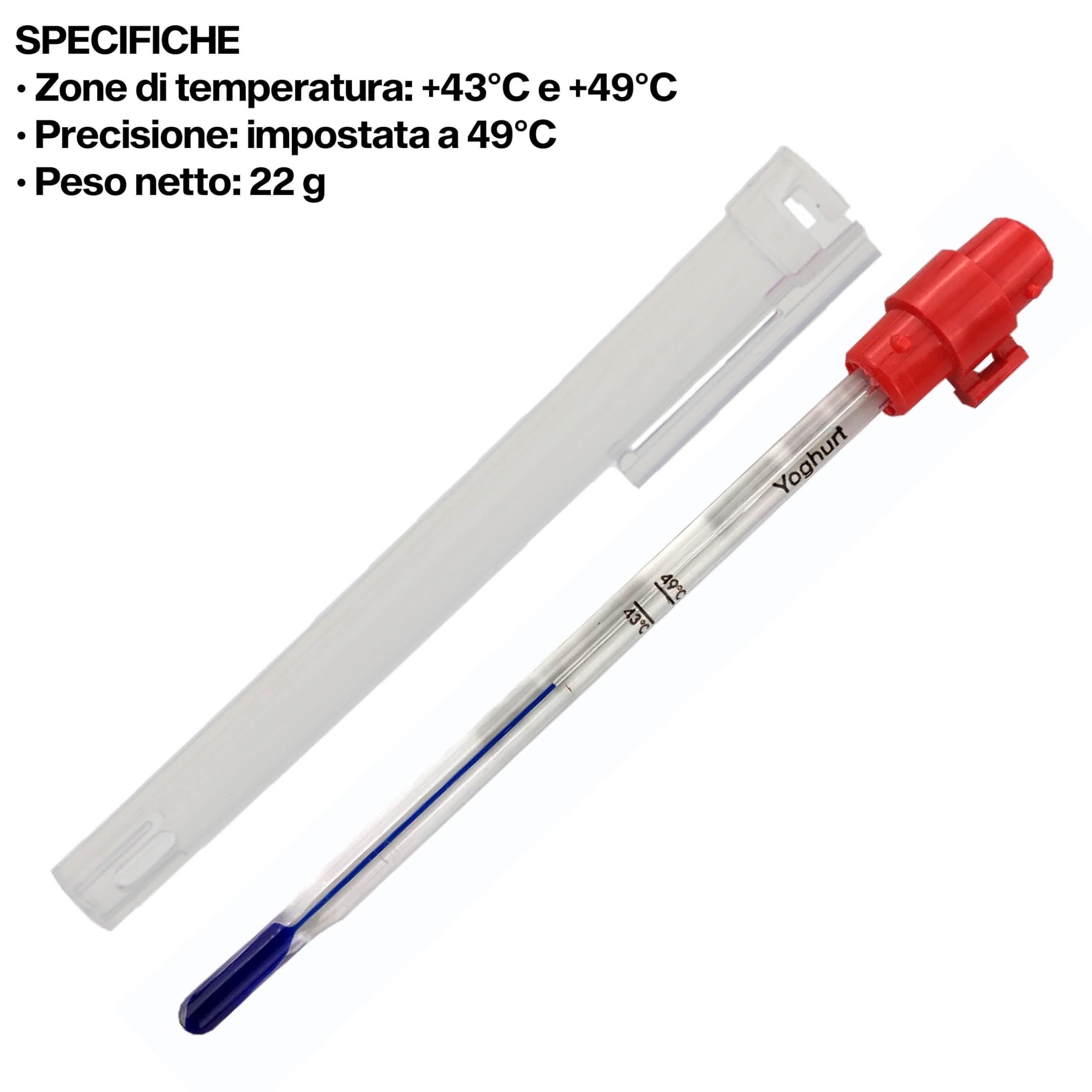 Brannan Termometro per yogurt 150 mm