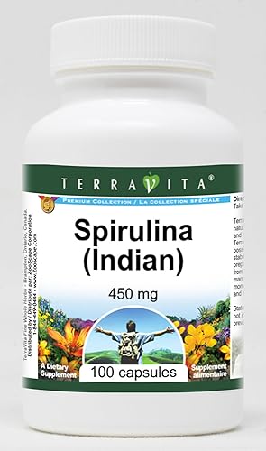 Espirulina (India) - 450 mg (100 Cápsulas, ZIN 521440)