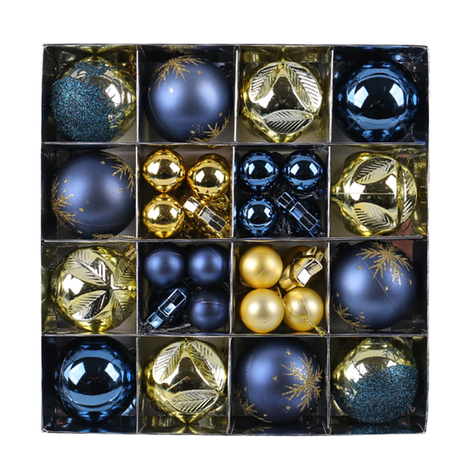 Buxuaaaa A Buxuaaa Of 44 Unique Shape Christmas Ornament Fashion Ccessory For Indoor Nd Outdoor Holiday Decoration Daily Use Holiday Decoration Ornament