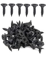 Vista 12 de IMScrews Tornillos Phillips de cabeza plana #6 x 1-3/4 pulgadas para paneles de yeso de rosca fina, tornillo de madera de punta afilada, acero al