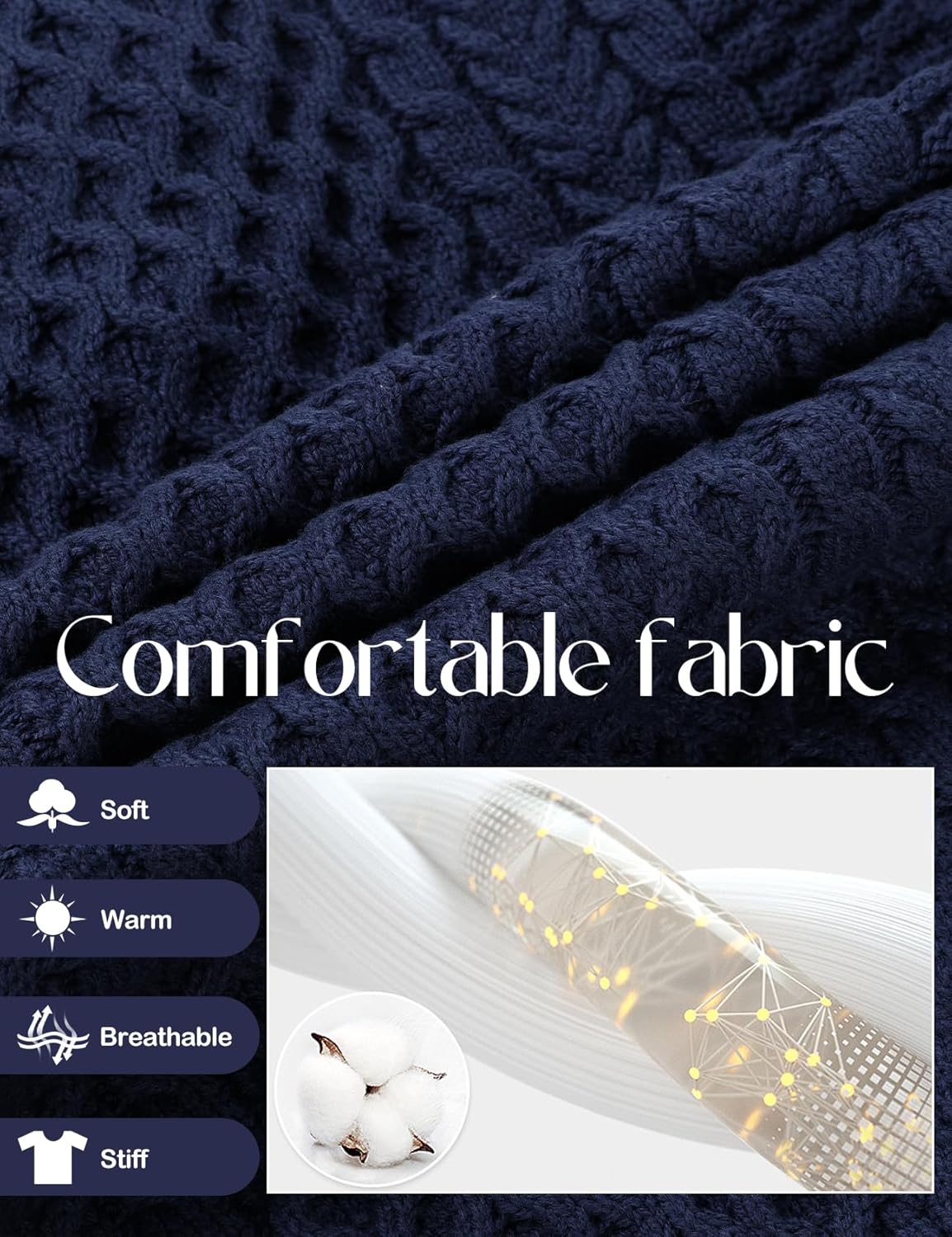 Yimoon Boys Sweater Kids Turtleneck Pullover Cable Knit Sweaters - Image 6