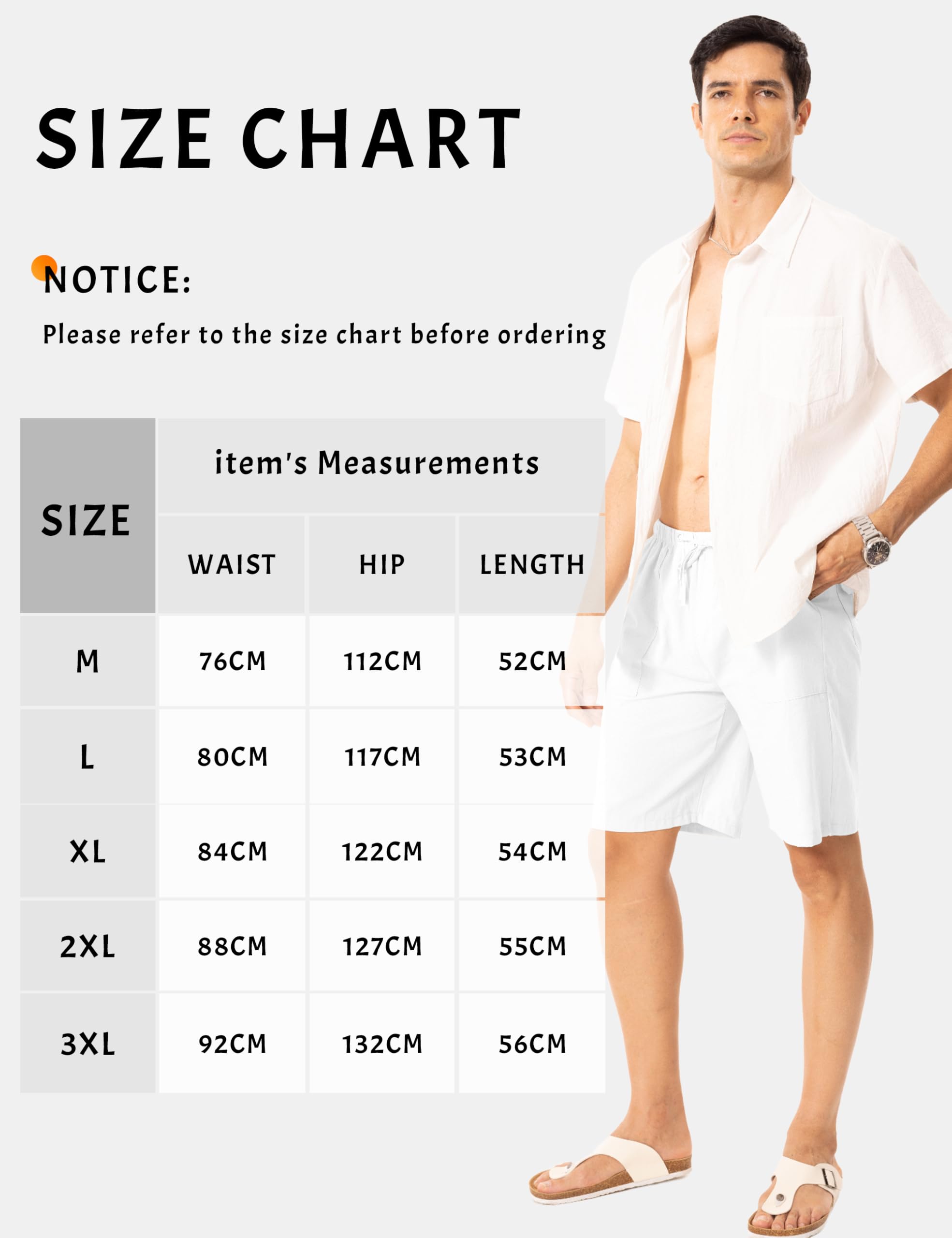 ANTLOOWW Pantaloncini da Uomo Estivi, Pantaloni di Lino da Uomo Corti con 4 Tasche Pantaloncini Casual Leggeri e Traspiranti