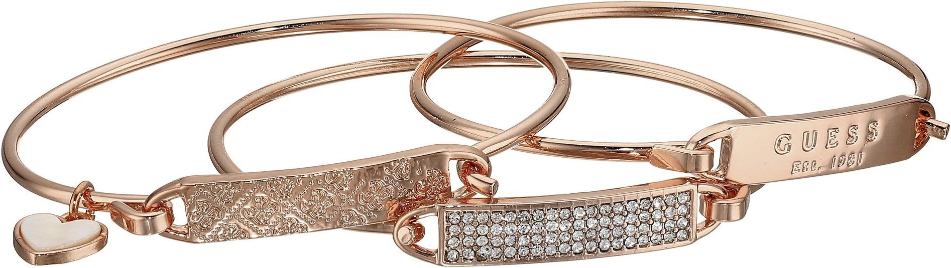 3 Piece Tension Id Bangle Bracelet