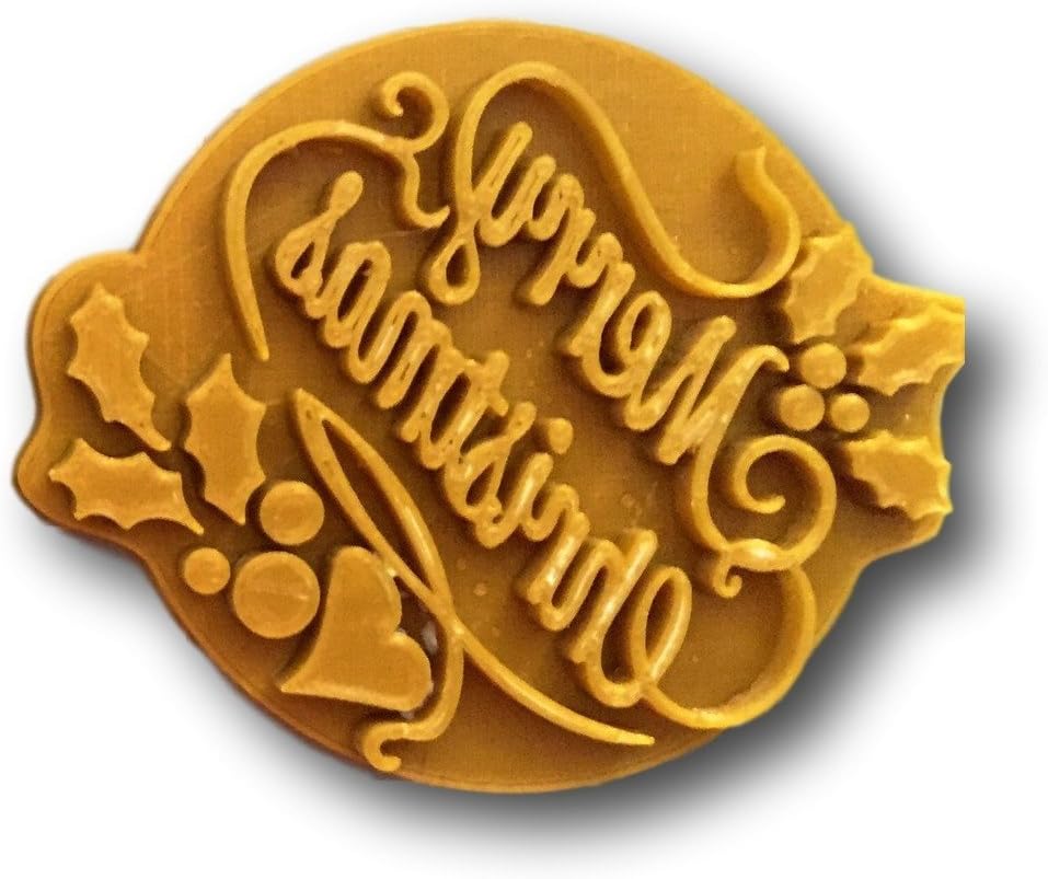 Merry Christmas Embosser/Stamp, May Vary, Refer to Pictures