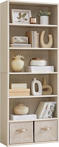 Miniatura 25 de VASAGLE Custos Collection - Estantería, librero de 3 niveles, estante para libros, estante de almacenamiento abierto, 9.4 x 23.6 x 32 pulgadas, para
