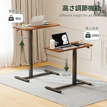 Amazon.co.jp: GIBBON MOUNTS 昇降式デスク 幅80cm×奥行き40cm